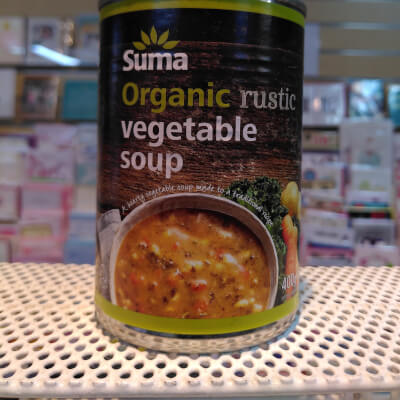 Organic Rustic Vegetable Soup 