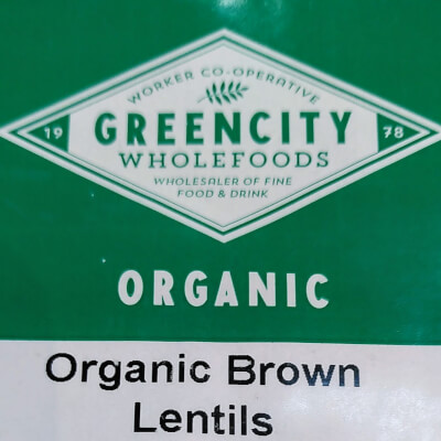 Organic Brown Lentils 