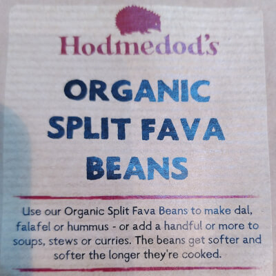 Organic Split Fava Beans 