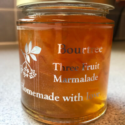 Bourtree Three Fruit Marmalade World Gold Award