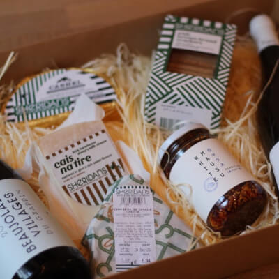 Bougie Wine & Cheese Gift Box