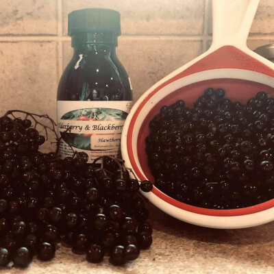 Elderberry And Blackberry Syrup 