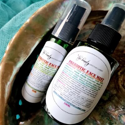 Prebiotic Face Mist: With Cosmetic Prebiotics, Organic Aloe Vera, Lavender & Rose Water