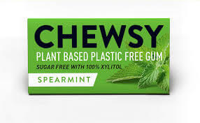 New! Chewsy Plastic -Free Chewing Gum, Spearmint