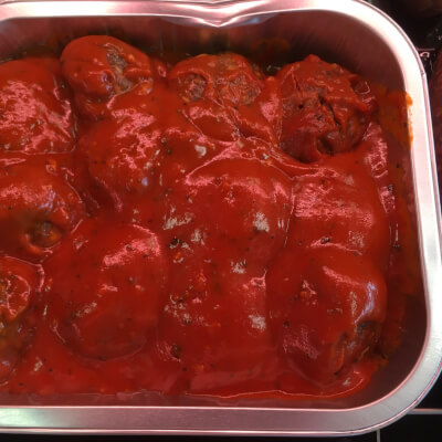 Meat Balls In Tomato Sauce