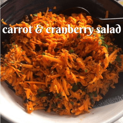 Carrot And Cranberry Salad