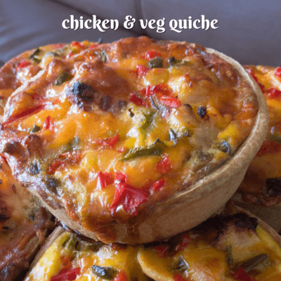 4” Quiche Chicken & Tarragon 