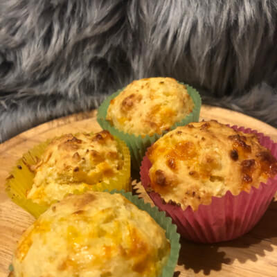 Cheesy Cauliflower Muffins